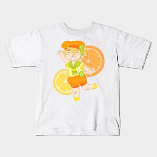 Curtis Citrus - Fruity Friends Kids T-Shirt